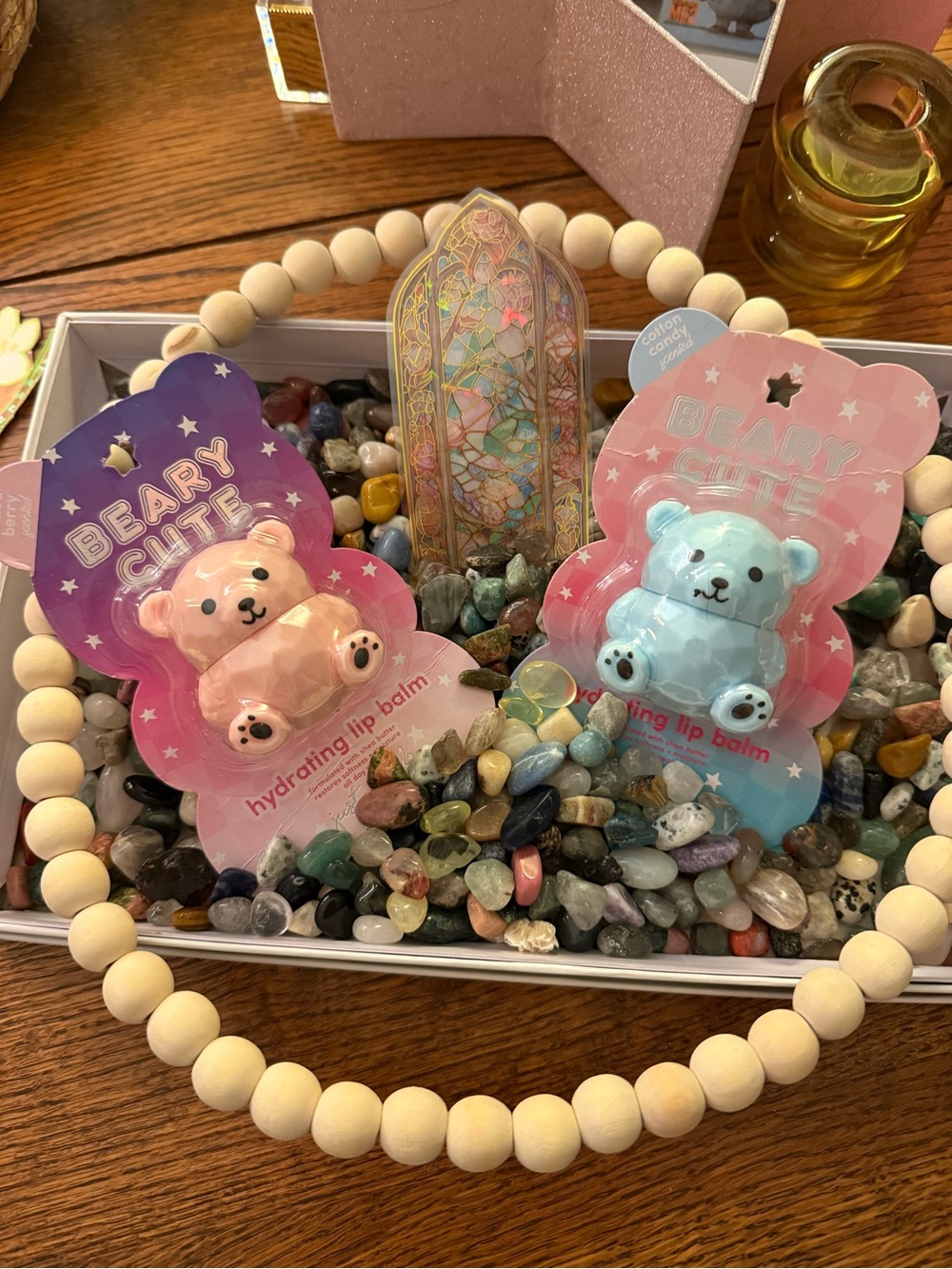 Shea Butter Hydrating Lip Balm - Pink Betty or Blue Bear Cotton Candy